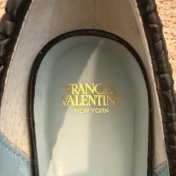 France’s Valentine Britta Ruched Heel Sz 9.5 Black - Picture 2 of 8